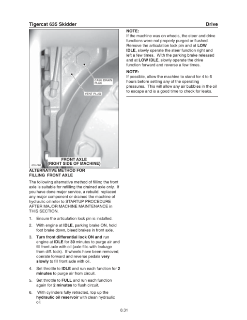 Tigercat C640 Skidder Repair Service Manual (6401001 – 6401499) - Image 3