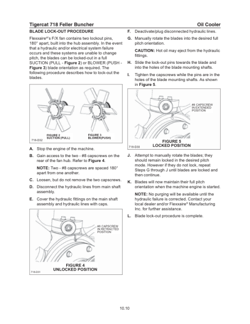 Tigercat 718 Feller Buncher Repair Service Manual (SN 7180101 - 7180900) - Image 3