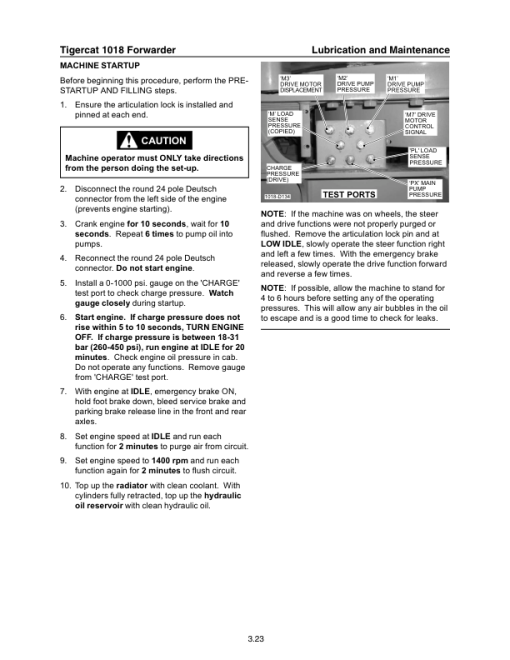 Tigercat 1018 Forwarder Repair Service Manual (10180101 - 10180499) - Image 4