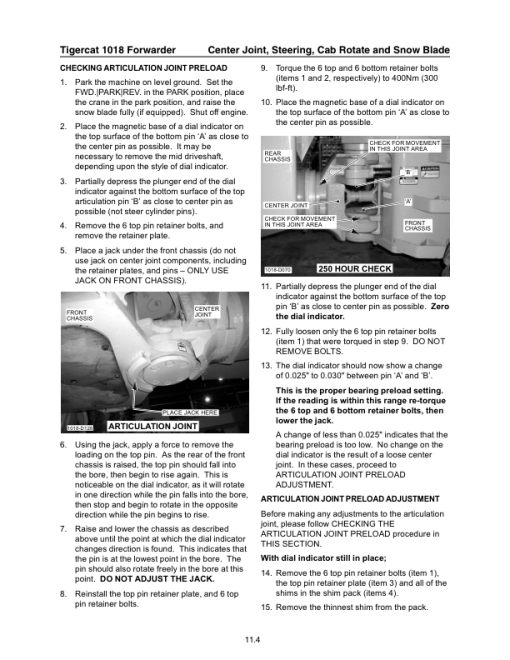 Tigercat 1018 Forwarder Repair Service Manual (10180101 - 10180499) - Image 3