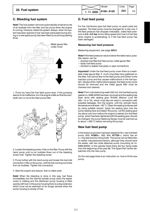 Valtra 95, 105, 115, X100, X110, X120 Tractors Repair Manual - Image 2