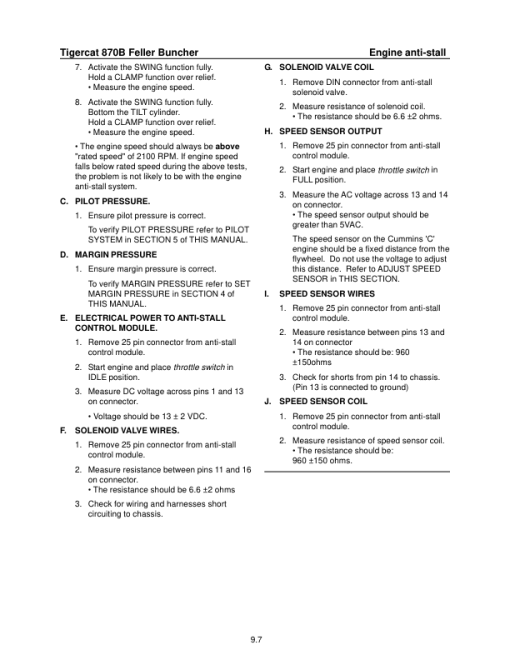 Tigercat X870D, LX870D Feller Buncher Repair Service Manual - Image 4