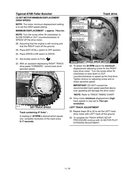 Tigercat 870B, L870B Feller Buncher Repair Service Manual - Image 5