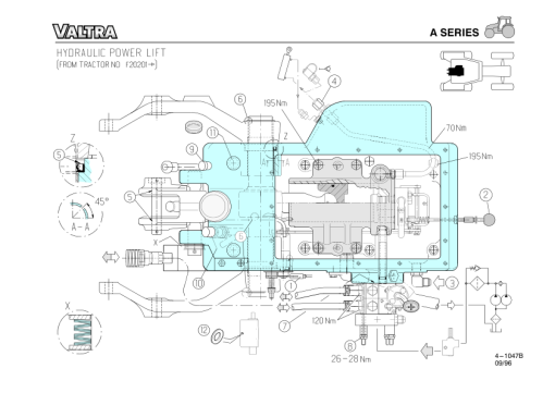 Valtra A72, A72L, A82, A82L, A92, A92L Tractors Repair Manual - Image 3