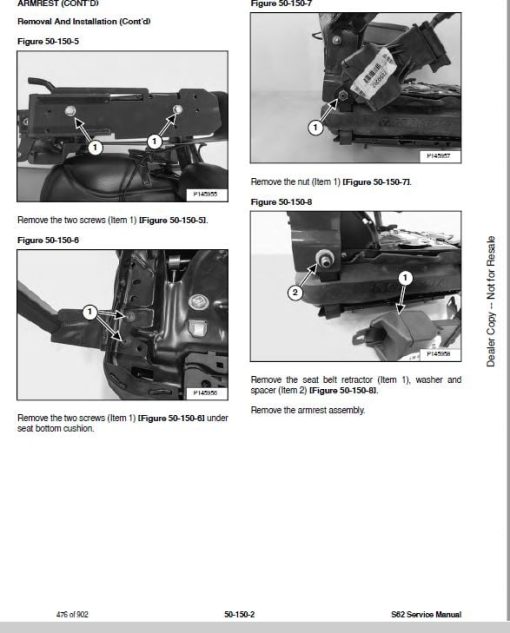 Bobcat S62 Skid-Steer Loader Service Repair Manual - Image 2