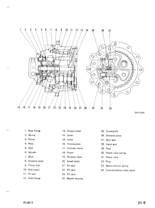 Komatsu PC60-5, PC60L-5, PC60U-5 Excavator Service Manual - Image 2