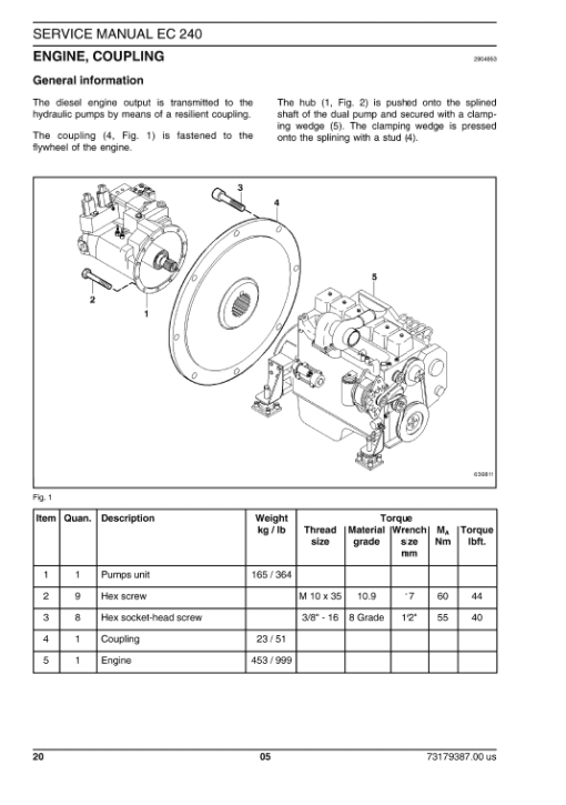 New Holland EC240 Crawler Excavator Service Manual - Image 2