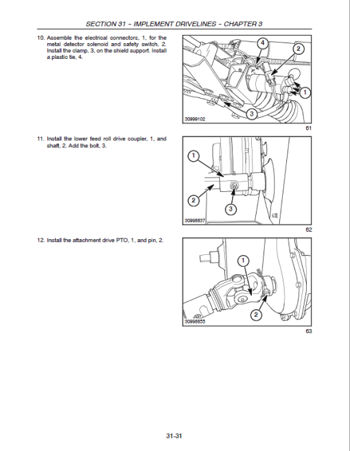 New Holland FP230, FP240 Forage Harvesters Service Manual - Image 2