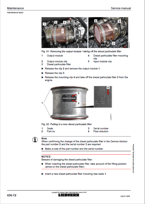 Liebherr L542 Type 1269 Wheel Loader Service Manual - Image 2