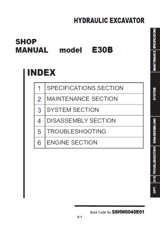 New Holland E30B Tier 3 Compact Excavator Service Manual - Image 2