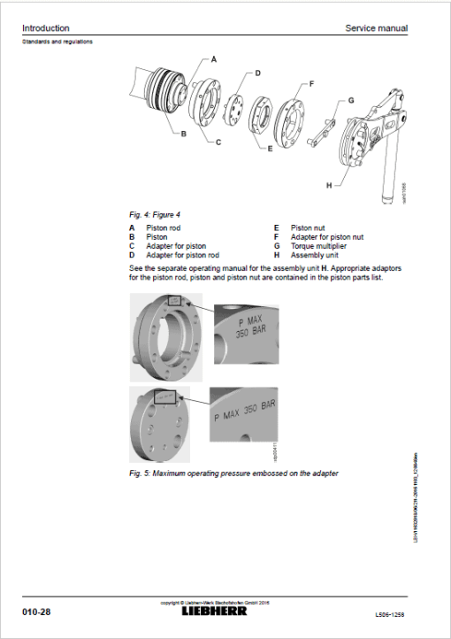 Liebherr L506 Type 1258 Stereo Wheel Loader Service Manual - Image 2