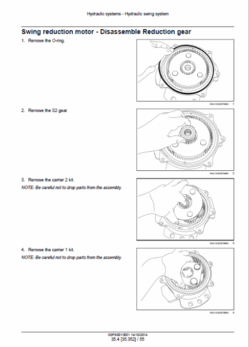 Case CX36B Excavator Service Manual - Image 3