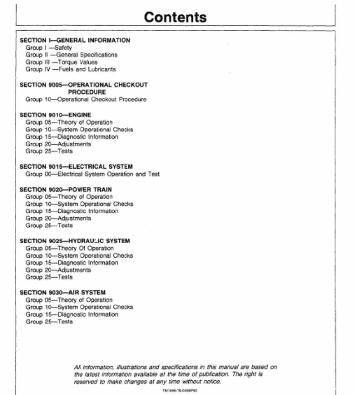 John Deere 495D Excavator Repair Technical Manual - Image 3