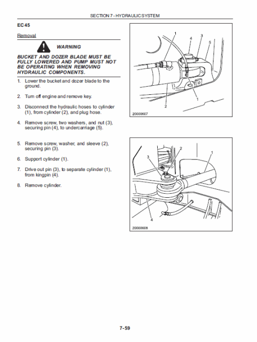 New Holland EC15, EC25, EC35, EC45 Mini Excavator Service Manual - Image 4