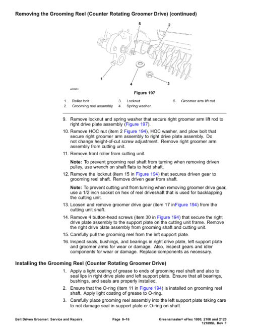 Toro Greensmaster eFlex 1800, 2100, 2120 (Model 04042, 04043, 04046) Service Repair Manual - Image 2