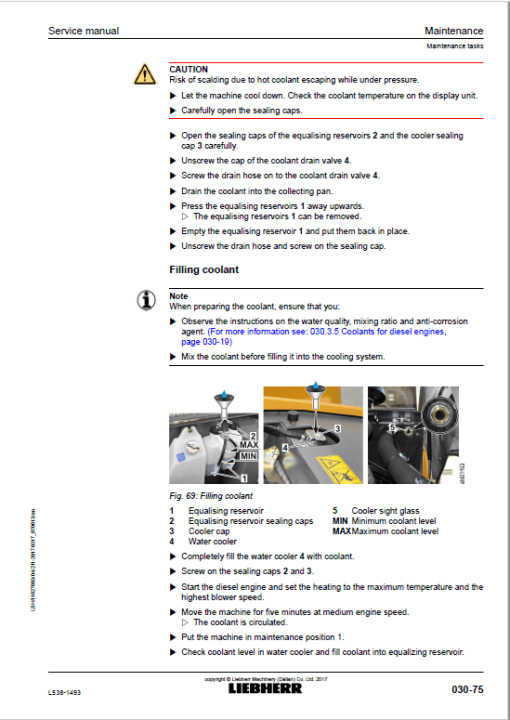 Liebherr L538 Type 1493 Wheel Loader Service Manual - Image 2