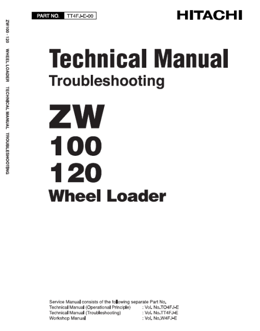 Hitachi ZW100 and ZW120 Wheel Loader Service Repair Manual - Image 2