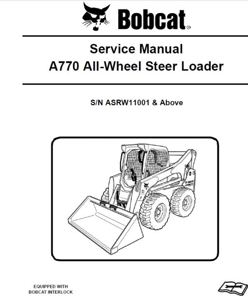 Bobcat A770 Skid-Steer Loader Service Manual - Image 2