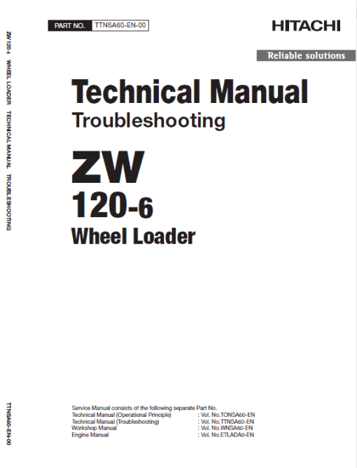 Hitachi ZW120-6 Wheel Loader Service Repair Manual - Image 2