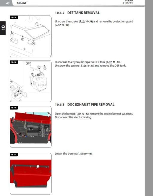 Manitou MHT 12330 245D ST5 S1 Telehandler Repair Service Manual - Image 2