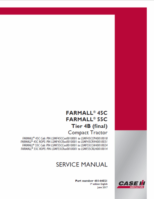 Case Farmall 45C, 55C Tractor Service Manual - Image 2