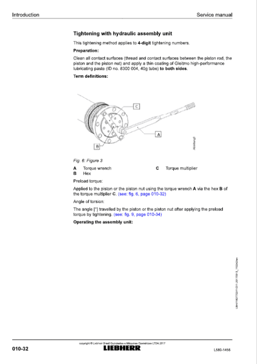 Liebherr L580 Type 1456 Wheel Loader Service Manual - Image 2