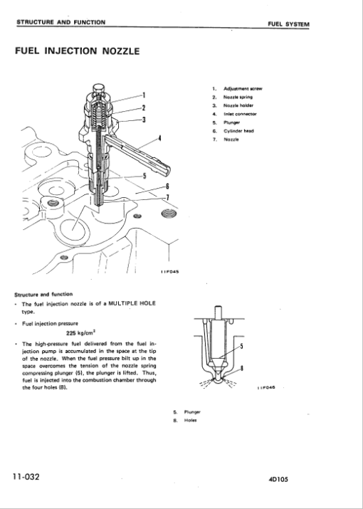 Komatsu 4D105-3, S4D105-3 Diesel Engine Service Manual - Image 4