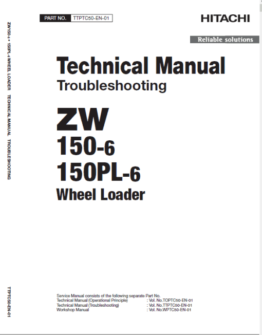 Hitachi ZW150-6 Wheel Loader Service Repair Manual - Image 2