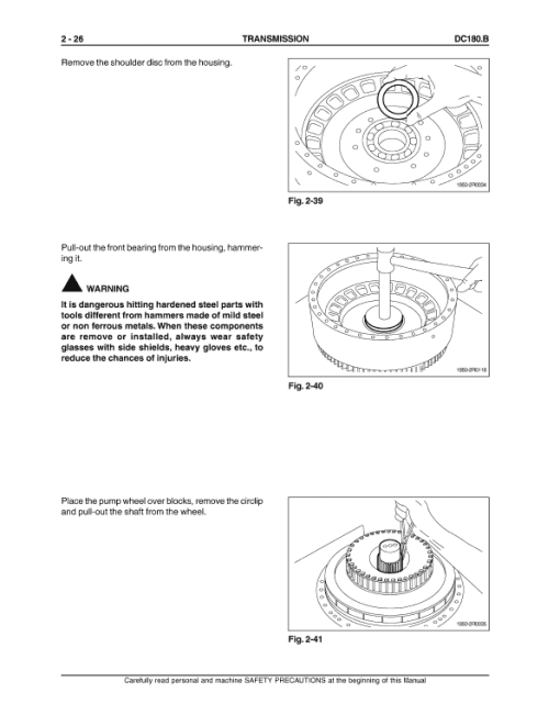 New Holland DC180.B Crawler Dozer Service Manual - Image 2