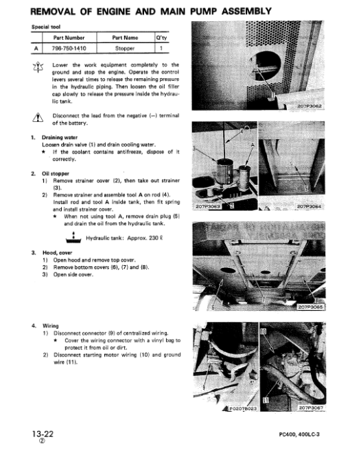 Komatsu PC400-3, PC400LC-3 Excavator Service Manual - Image 2