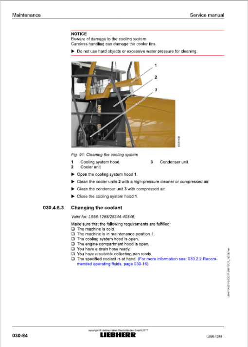 Liebherr L556 Type 1288 Wheel Loader Service Manual - Image 2