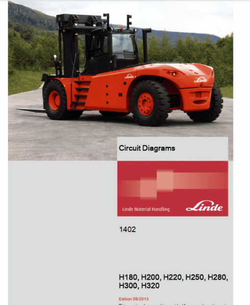 Linde Series 1402 IC Truck: H180, H200, H220, H250, H280, H300, H320 Service Training Manual - Image 3