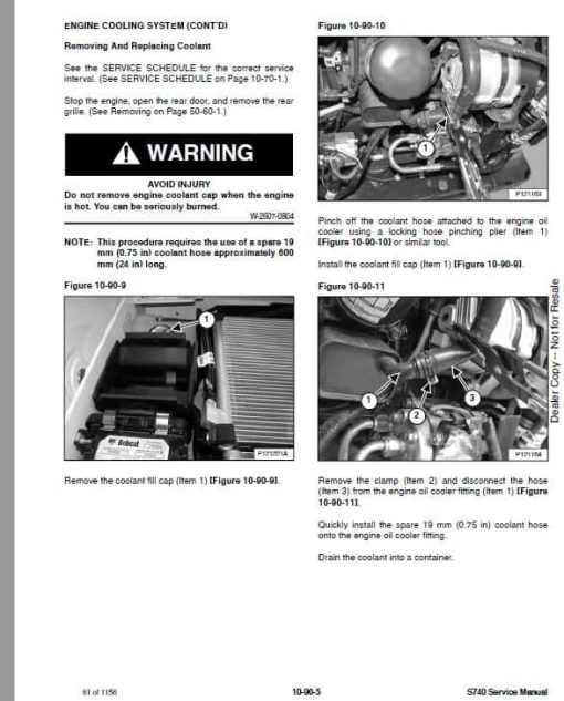 Bobcat S740 Skid-Steer Loader Service Repair Manual - Image 2