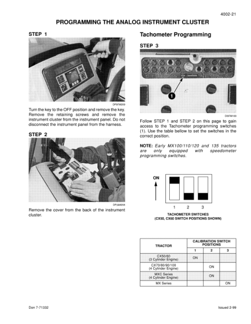 Case C50X, C60X, C70X, C80X, C90X, C100X Tractors Service manual - Image 2