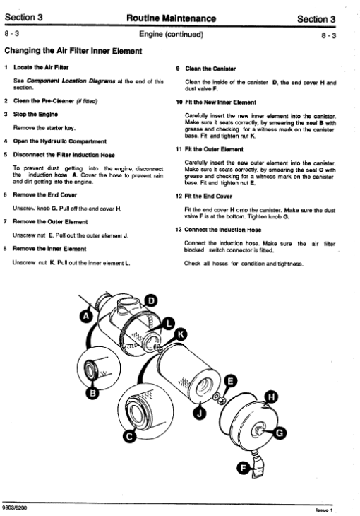 JCB JS200LC, JS240LC, JS300LC, JS450LC Excavator Service Manual - Image 2