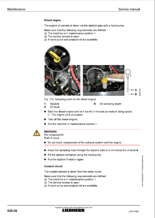 Liebherr L514 Type 1663 Wheel Loader Service Manual - Image 2