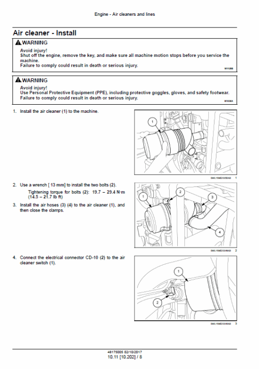 New Holland E30C Mini Excavator Service Manual - Image 2