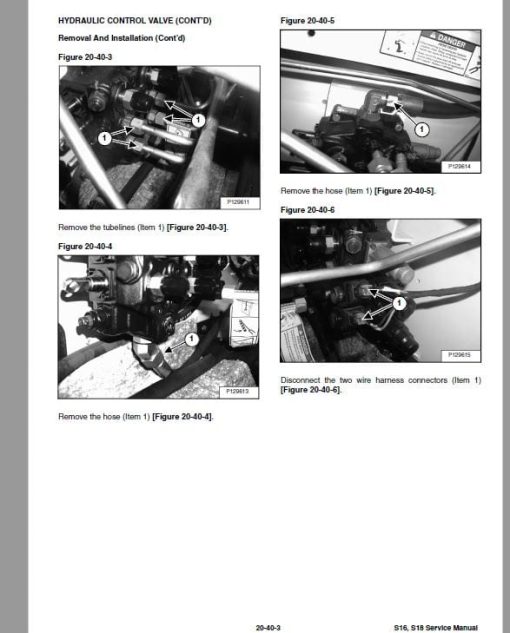 Bobcat Earthforce S16, S18 Skid-Steer Loader Service Repair Manual - Image 3