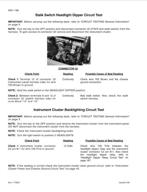 Case MX100, MX110, MX120, MX135 Tractor Service Manual - Image 2