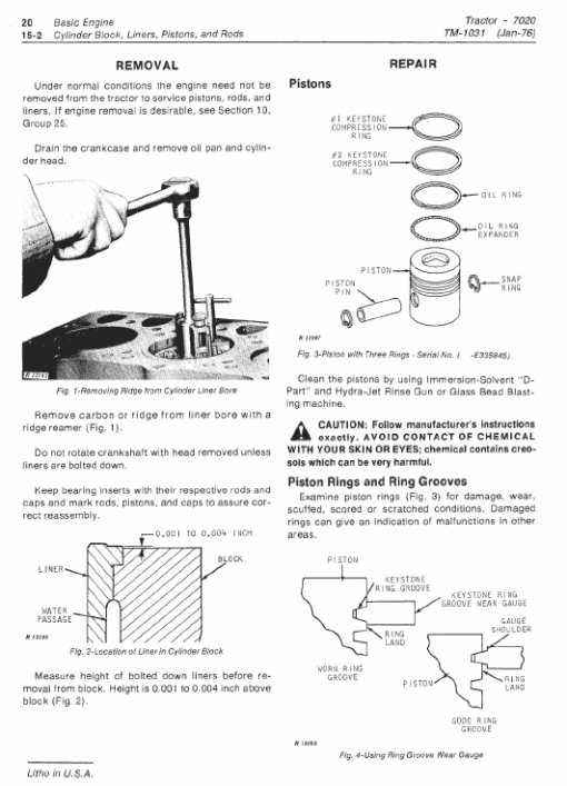 John Deere 7020 Tractor Repair Technical Manual (TM1031) - Image 2