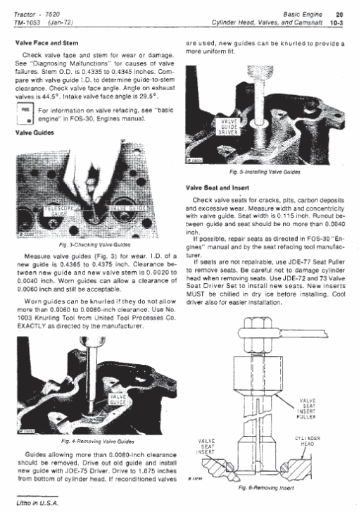 John Deere 7520 Tractor Repair Technical Manual (TM1053) - Image 2