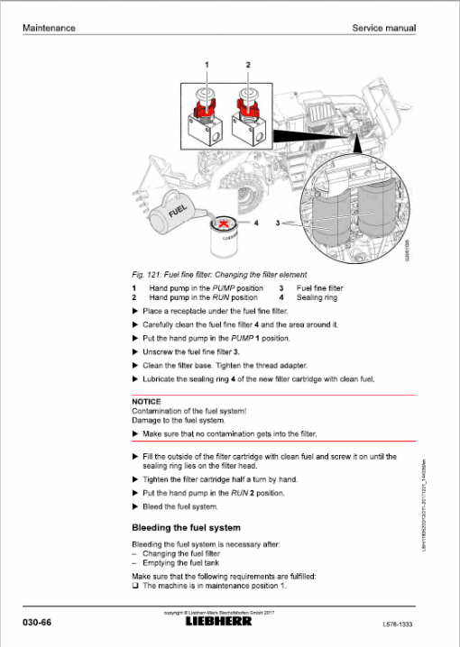 Liebherr L576 Type 1333 Wheel Loader Service Manual - Image 2