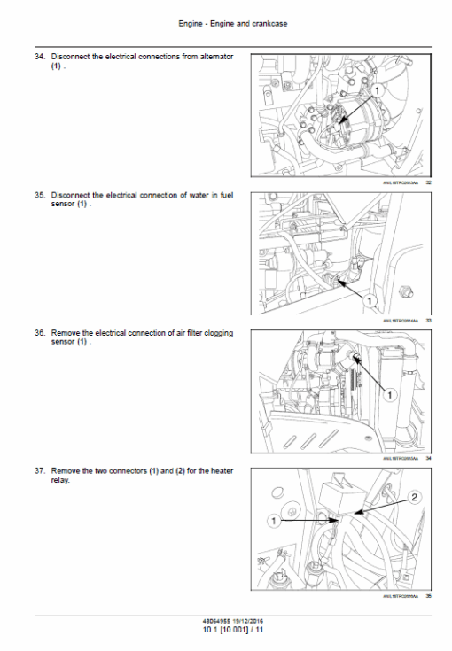 New Holland TD4020F, TD4030F,  TD4040F Tractor Service Manual - Image 2