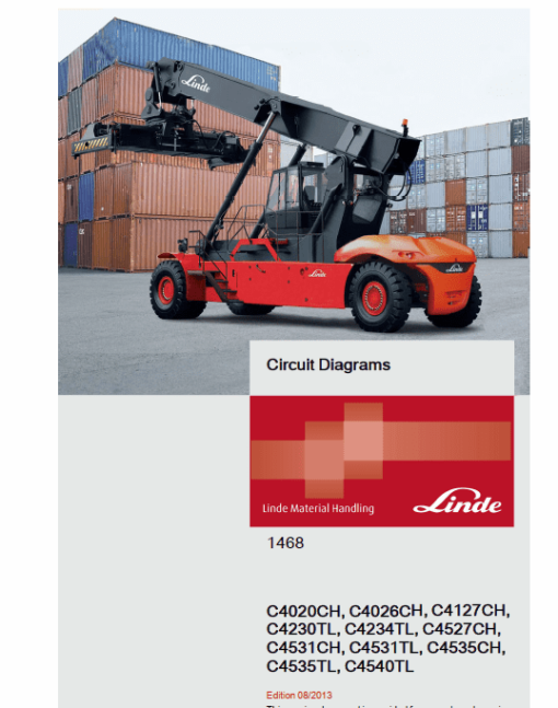 Linde Series 1468 Reachstacker : C4020-4535CH, C4230-4540TL Workshop Training Manual - Image 3