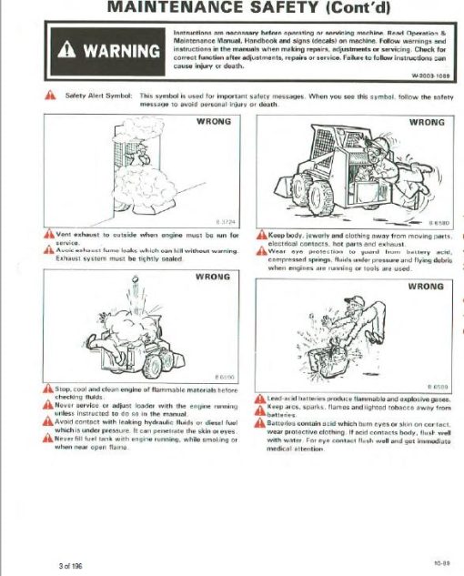 Bobcat 645 Skid-Steer Loader Service Repair Manual - Image 2