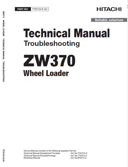 Hitachi ZW370, ZW370-G Wheel Loader Service Repair Manual - Image 3