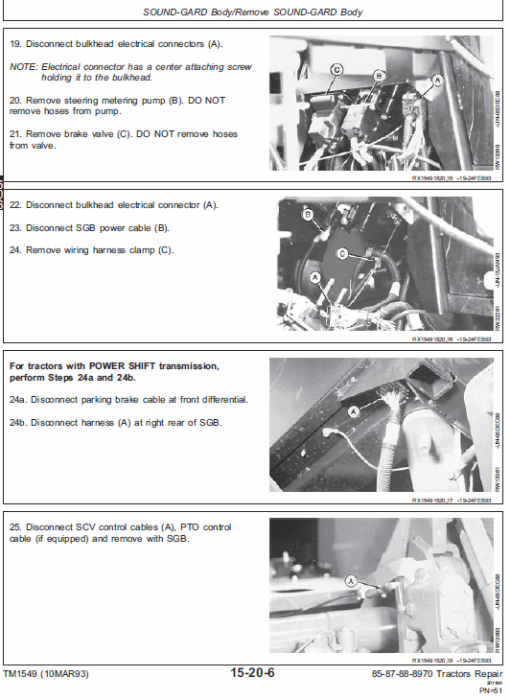 John Deere 8570, 8770, 8870, 8970 Tractor Technical Manual (TM1549) - Image 3