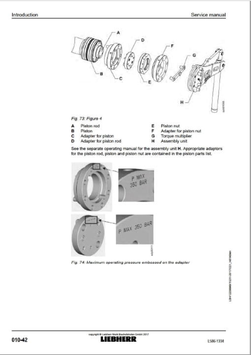 Liebherr L586 Type 1334 Wheel Loader Service Manual - Image 2