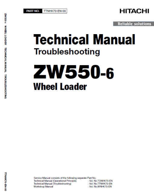 Hitachi ZW550-6 Wheel Loader Service Repair Manual - Image 5