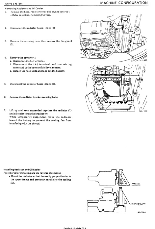 Kobelco SK024, SK027, SK032 Excavator Service Manual - Image 2